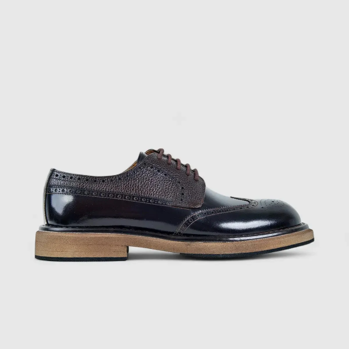 Bulletti Chunky Sole Oxfords Brown 124-14 BC3