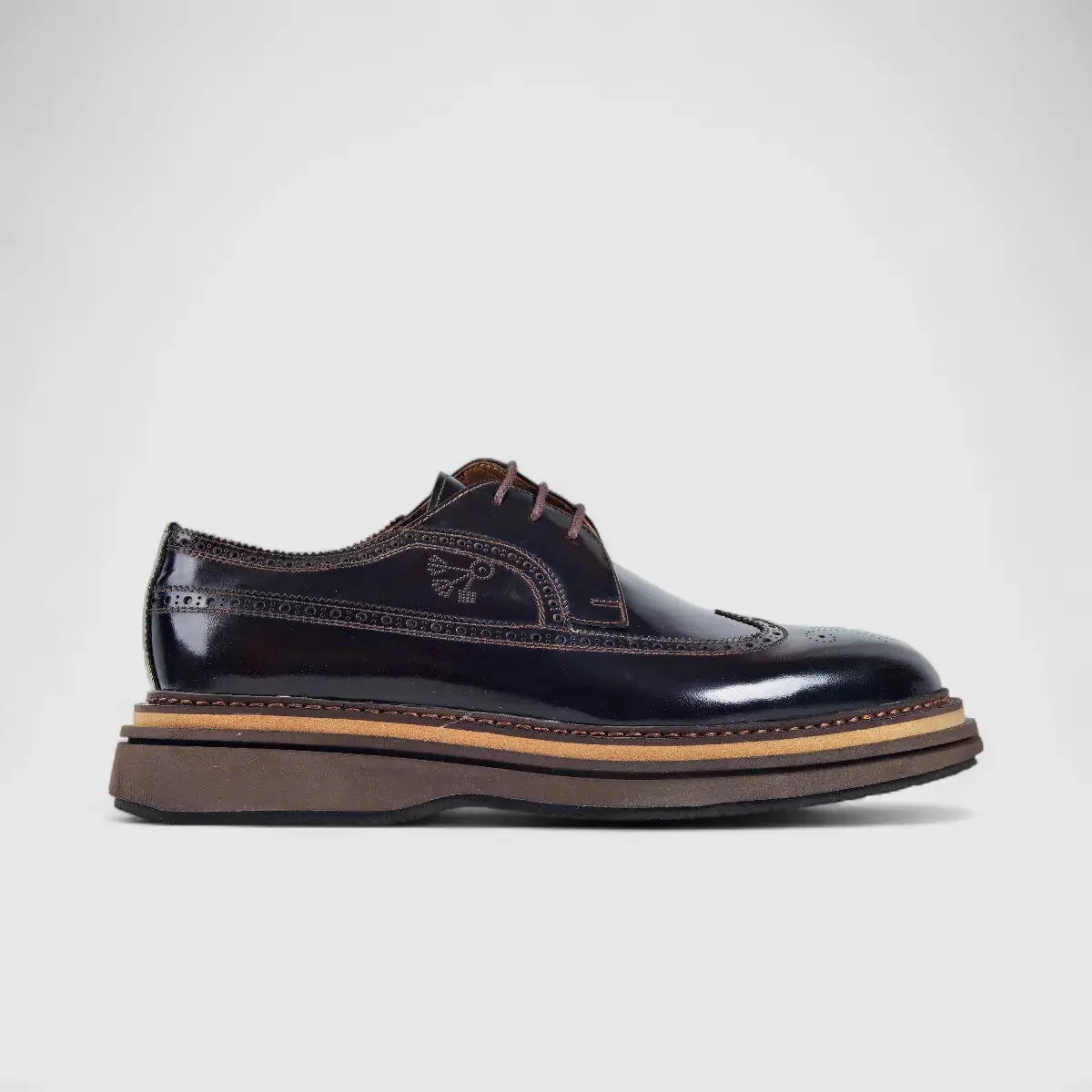 Bulletti Chunky Sole Oxfords Brown 124-30 BC24