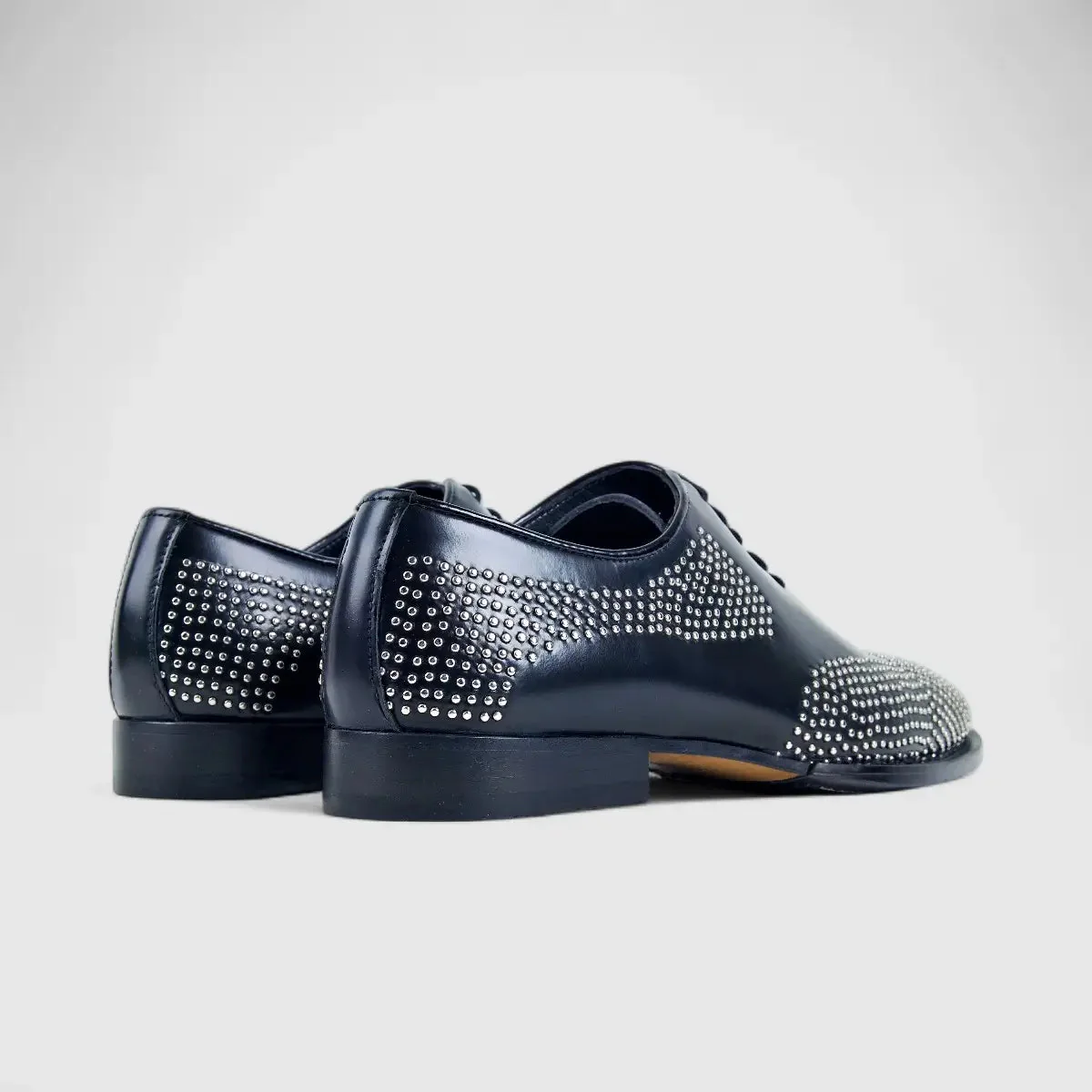 Bulletti Dress Oxfords Studs Black 123-86 BC11 - Image 3