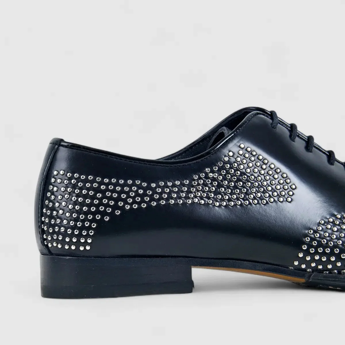 Bulletti Dress Oxfords Studs Black 123-86 BC11 - Image 5