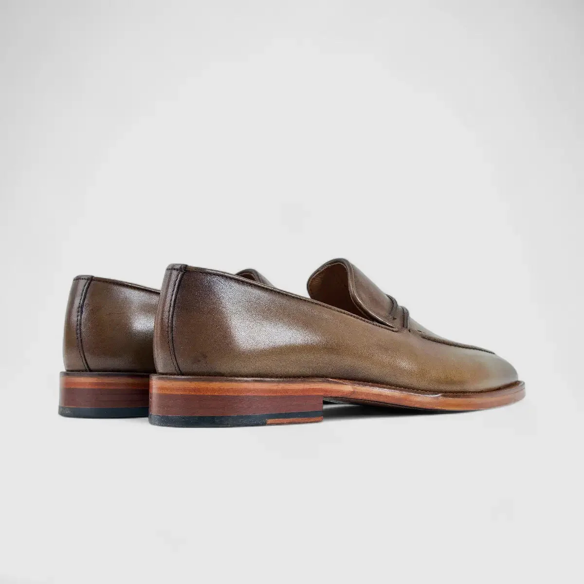 Bulletti Dress Slip Ons Walnut 2-450 BC21 - Image 3
