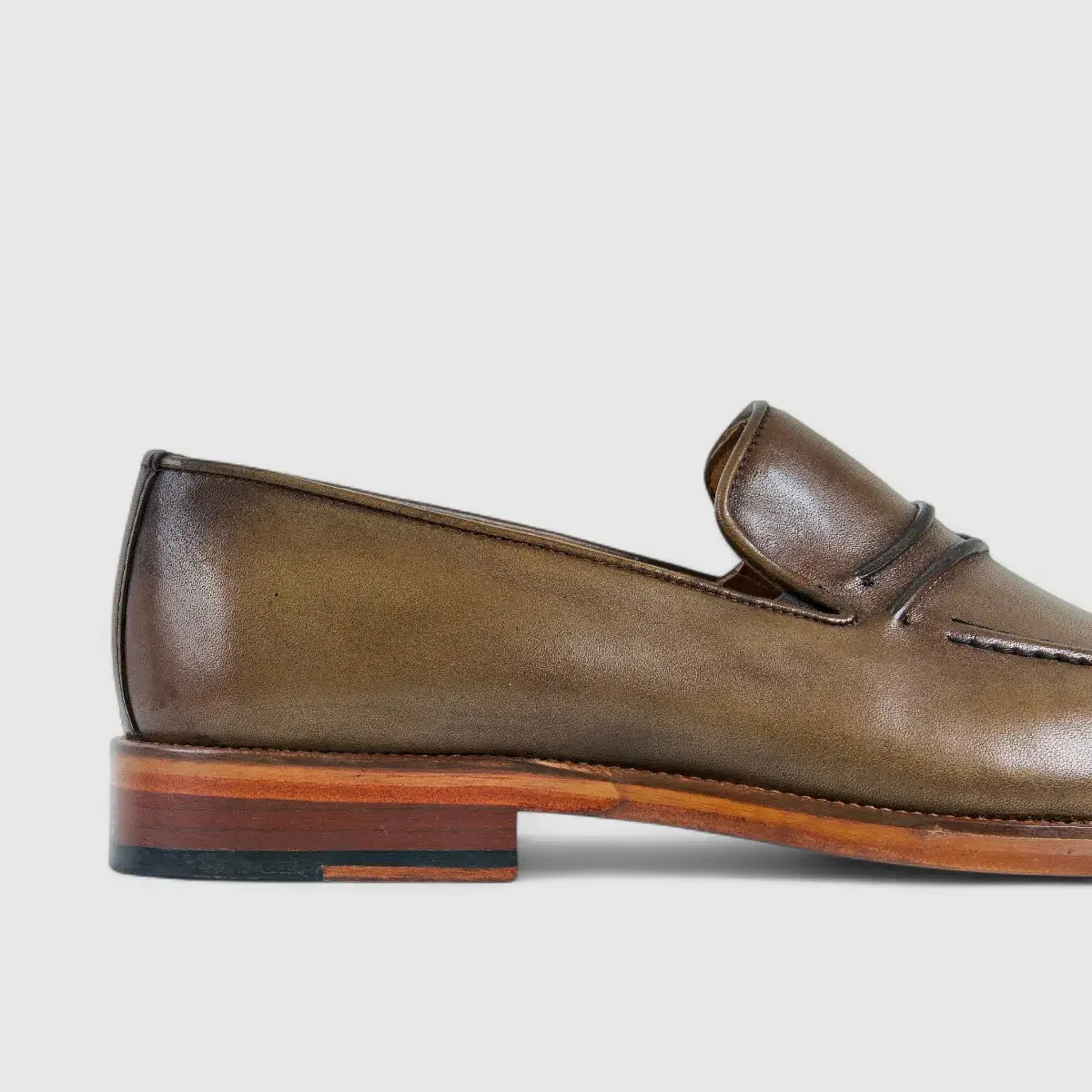 Bulletti Dress Slip Ons Walnut 2-450 BC21 - Image 5