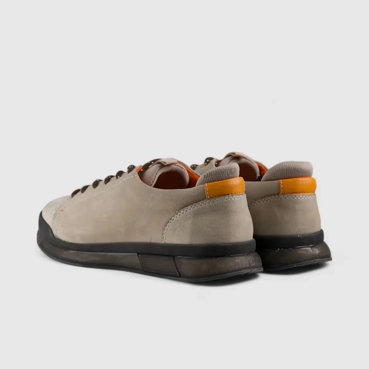 Bulletti Lace Up Sneaker Beige 152-17055 - Image 3