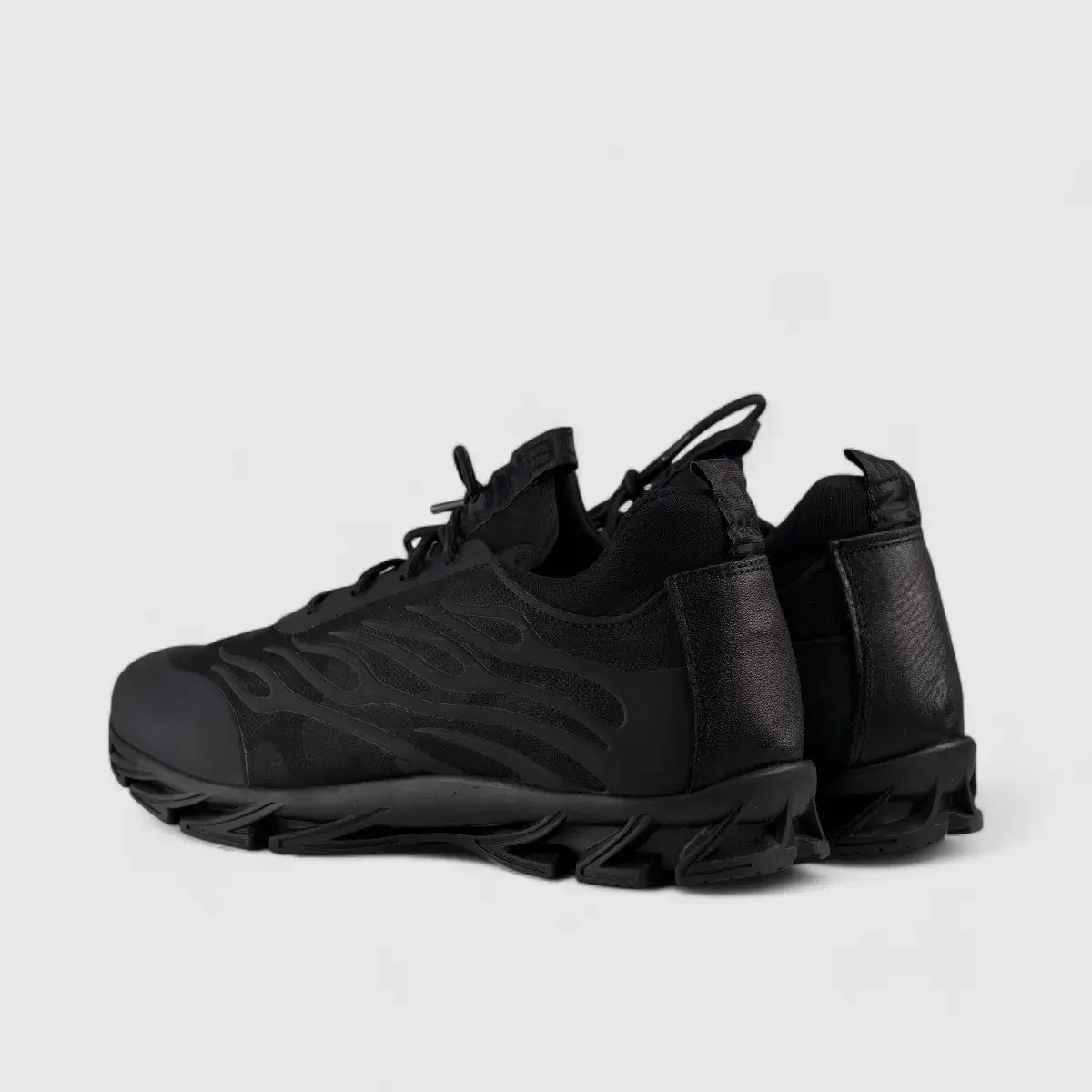 Bulletti Lace Up Sneaker Black 152-03259 - Image 3