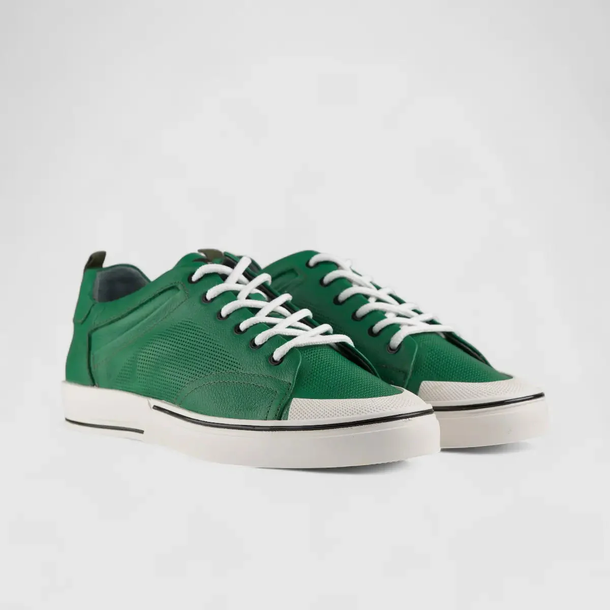 Bulletti Lace Up Sneaker Green 152-17294 - Image 2