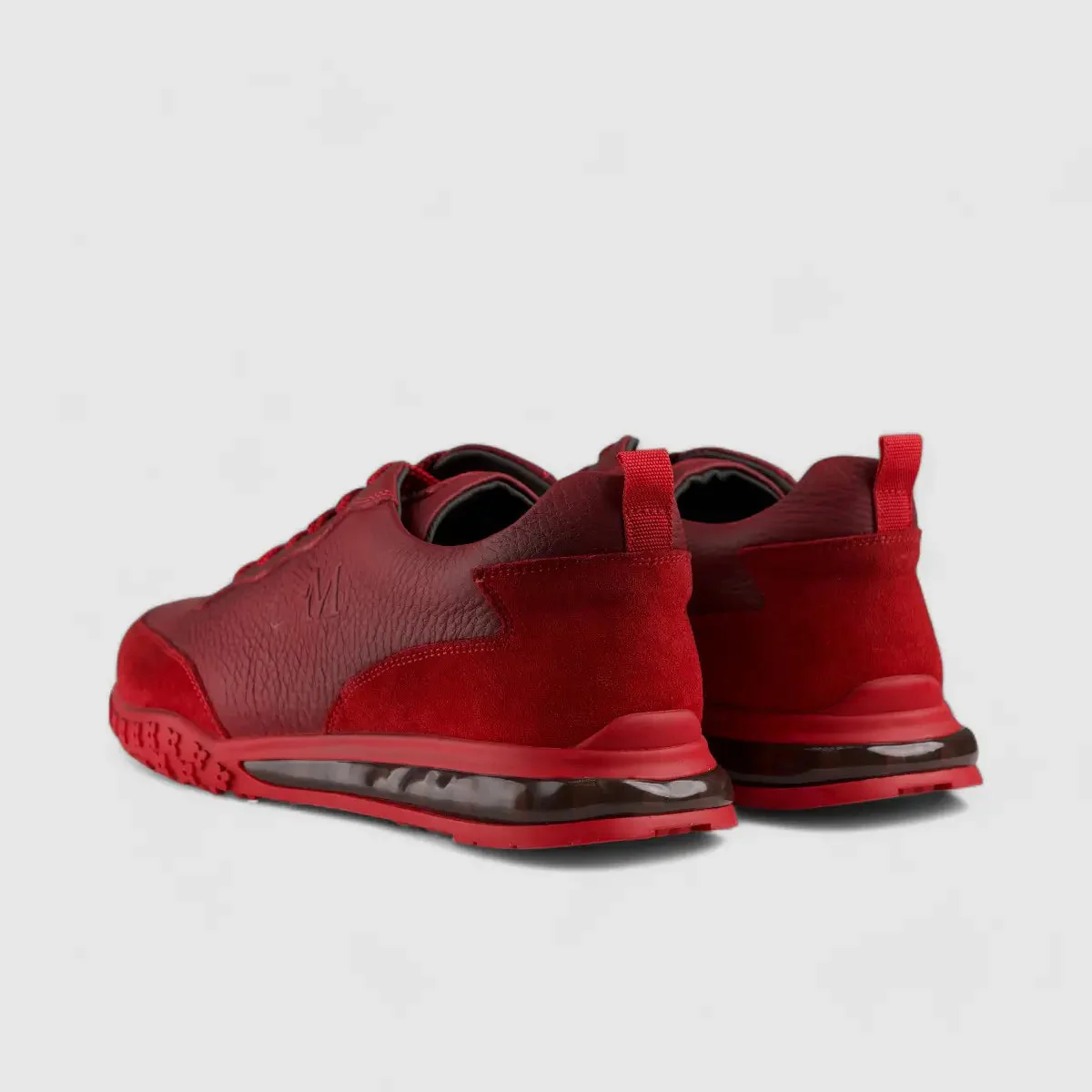 Bulletti Lace Up Sneaker Red 152-15160 - Image 3