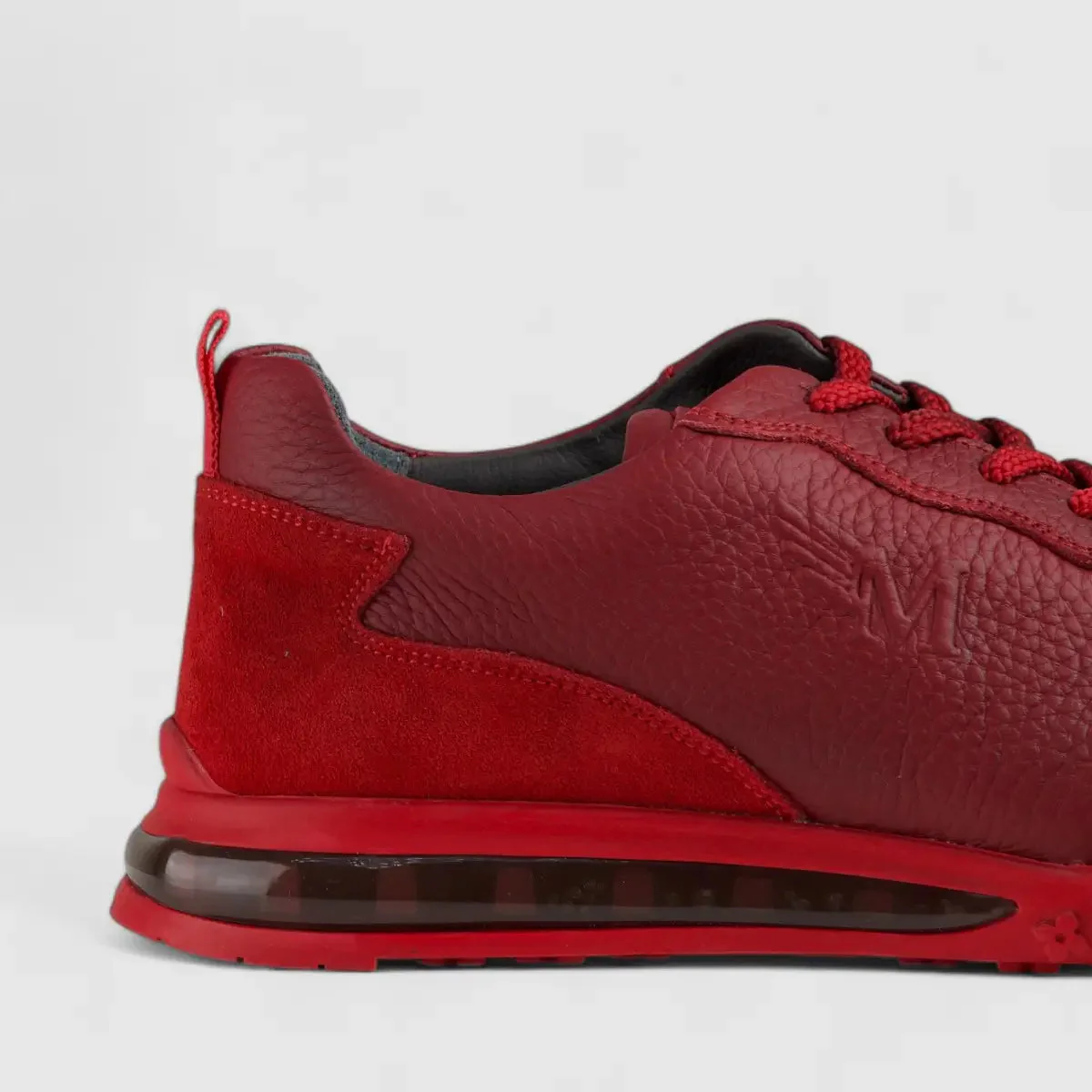 Bulletti Lace Up Sneaker Red 152-15160 - Image 5