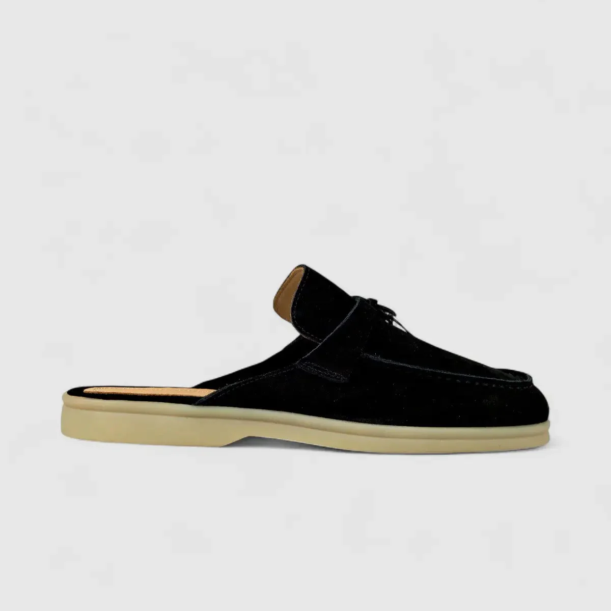 Bulletti Ladies Suede Charm Mule W2406083 Black BL1