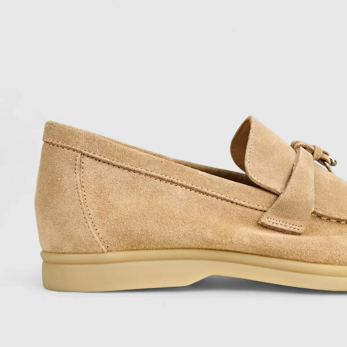 Bulletti Ladies Suede Loafer W2406080 Khakhi BL4 - Image 5