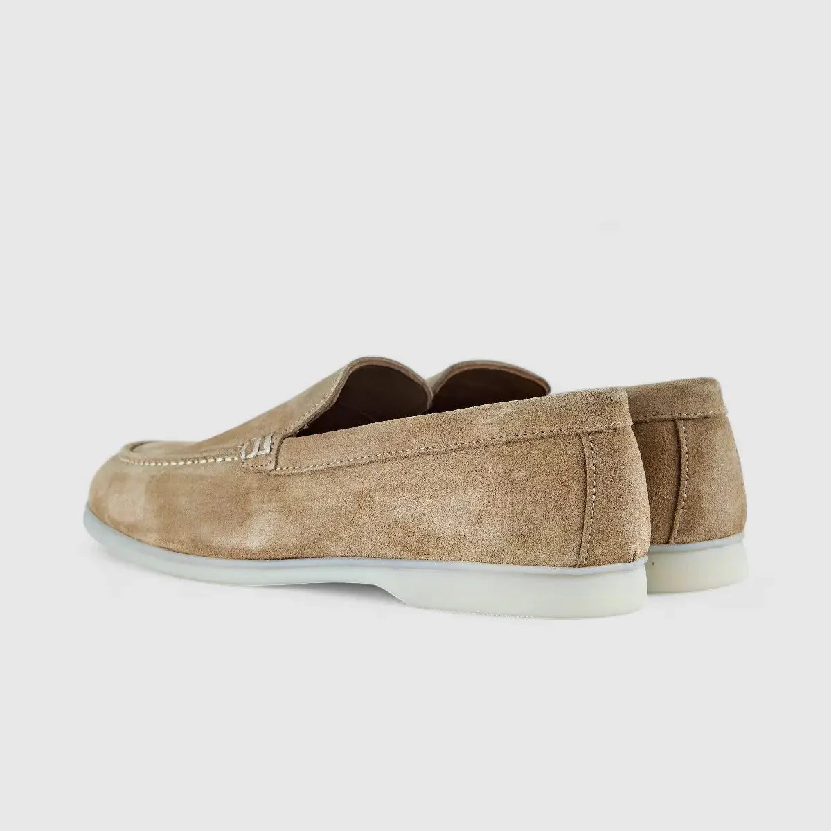 Bulletti Leather Nubuck Slip On Loro Beige Suede - Image 3