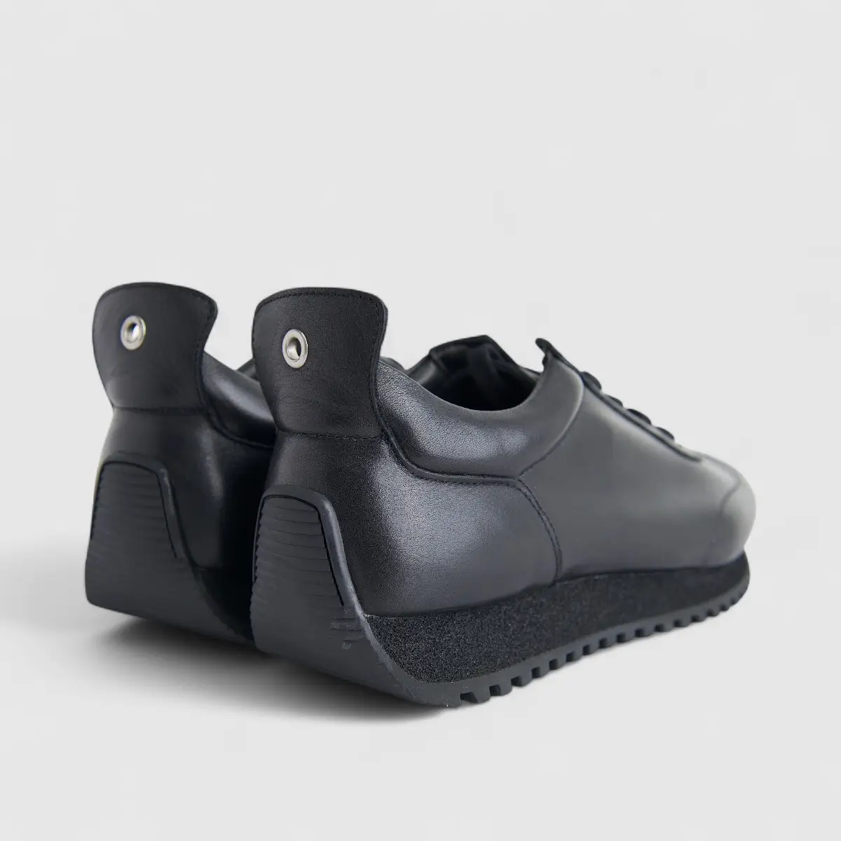 Bulletti Men's Leather Sneaker W2409050 Enzo Black BK18 - Image 3