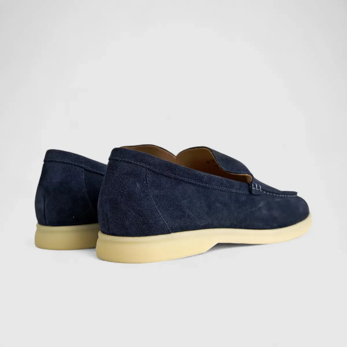 Bulletti Men's Suede Loafer F2406048 Blue BK1 - Image 3