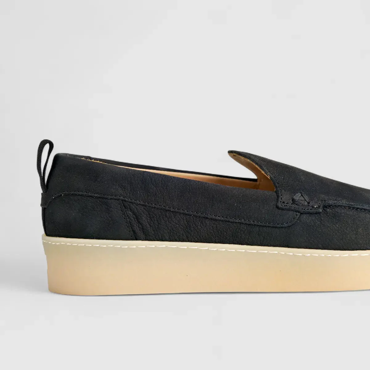 Bulletti Men's Suede Loafer W2409003 Black BK4 - Image 5