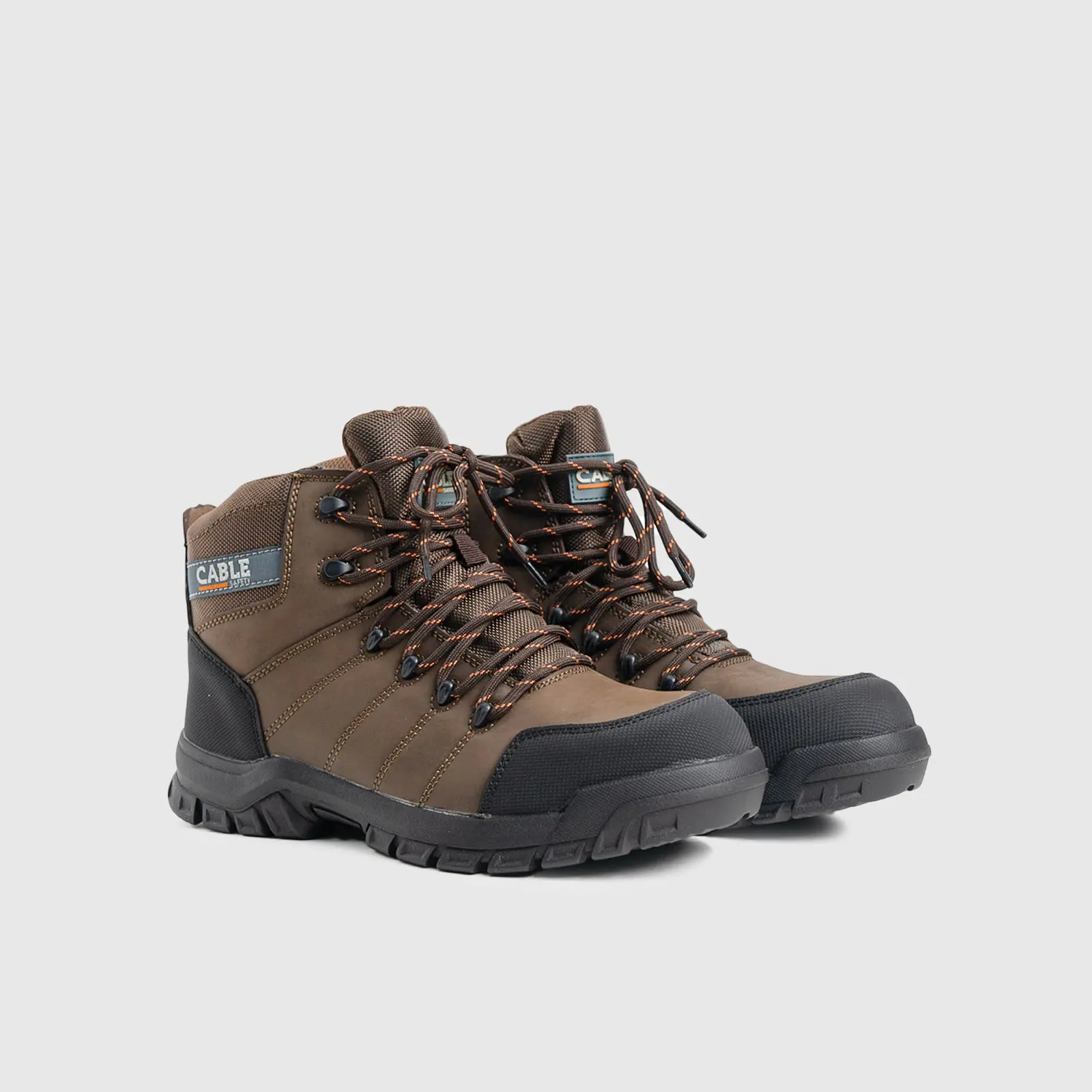 Cable Zinc Safety Boot Brown CB17 - Image 3