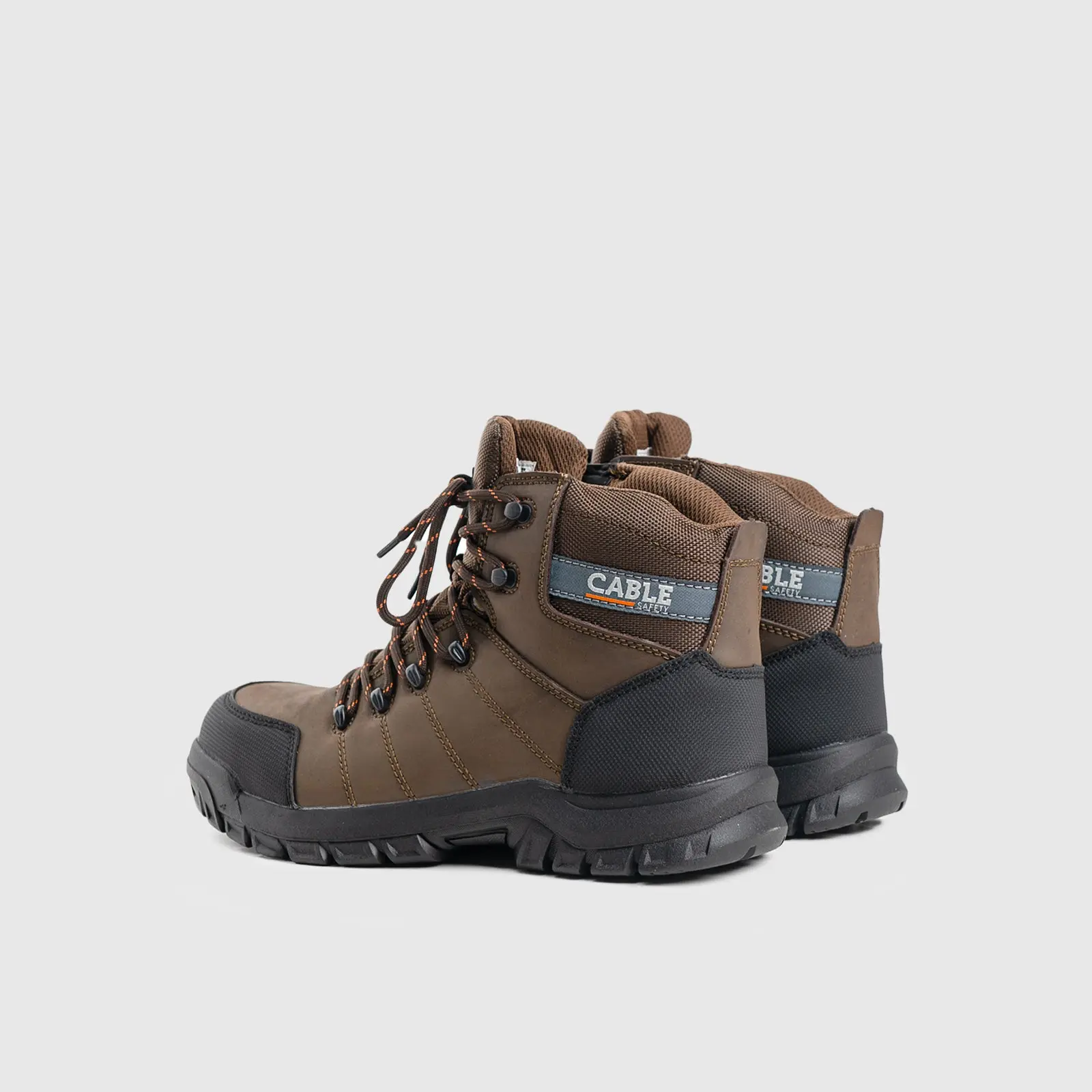 Cable Zinc Safety Boot Brown CB17 - Image 4