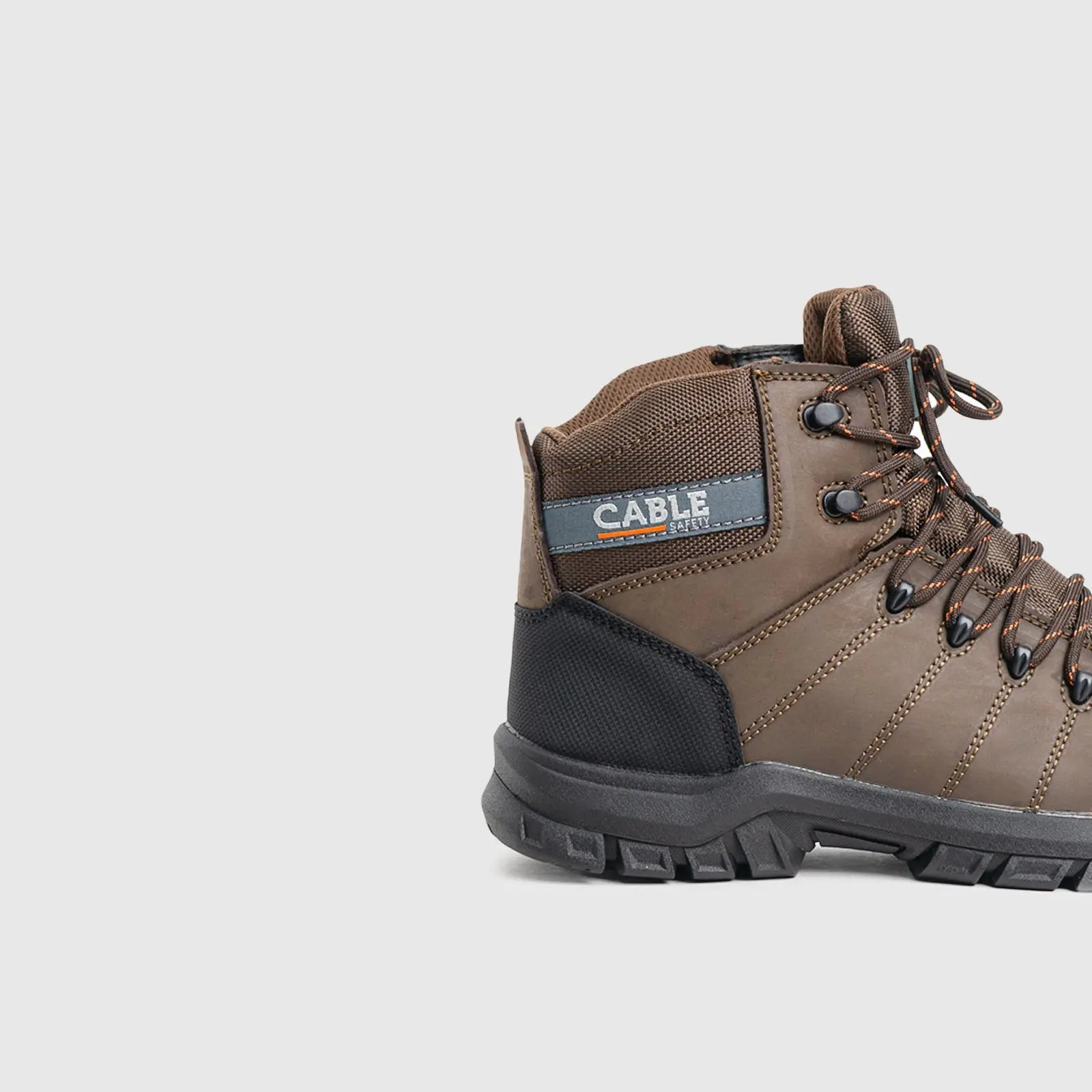 Cable Zinc Safety Boot Brown CB17 - Image 5