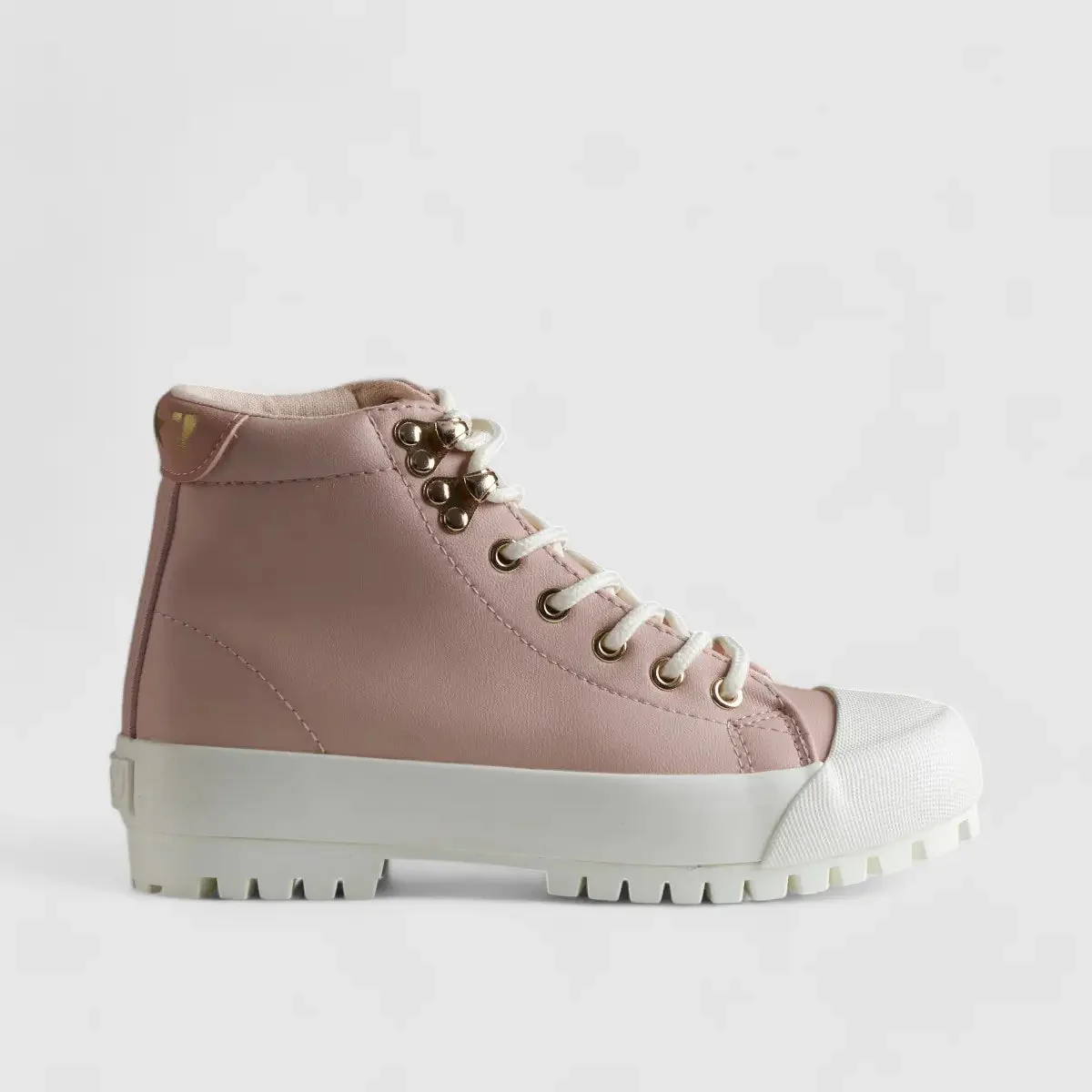 Caprio 2 Tone Statement Sneaker Boots Pink K11