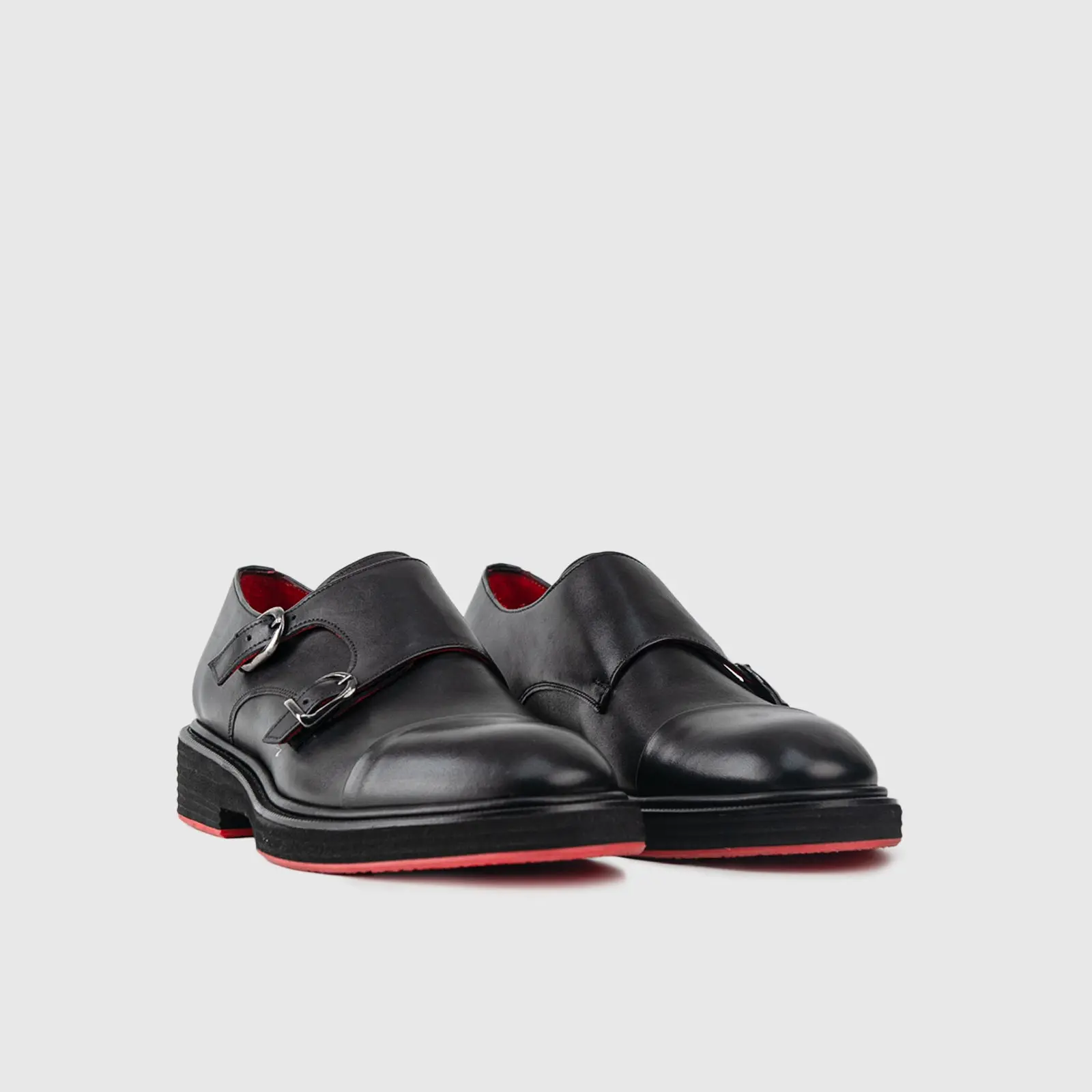 Chunky Sole Dress Loafers 9769 Black Matt FC23 - Image 3