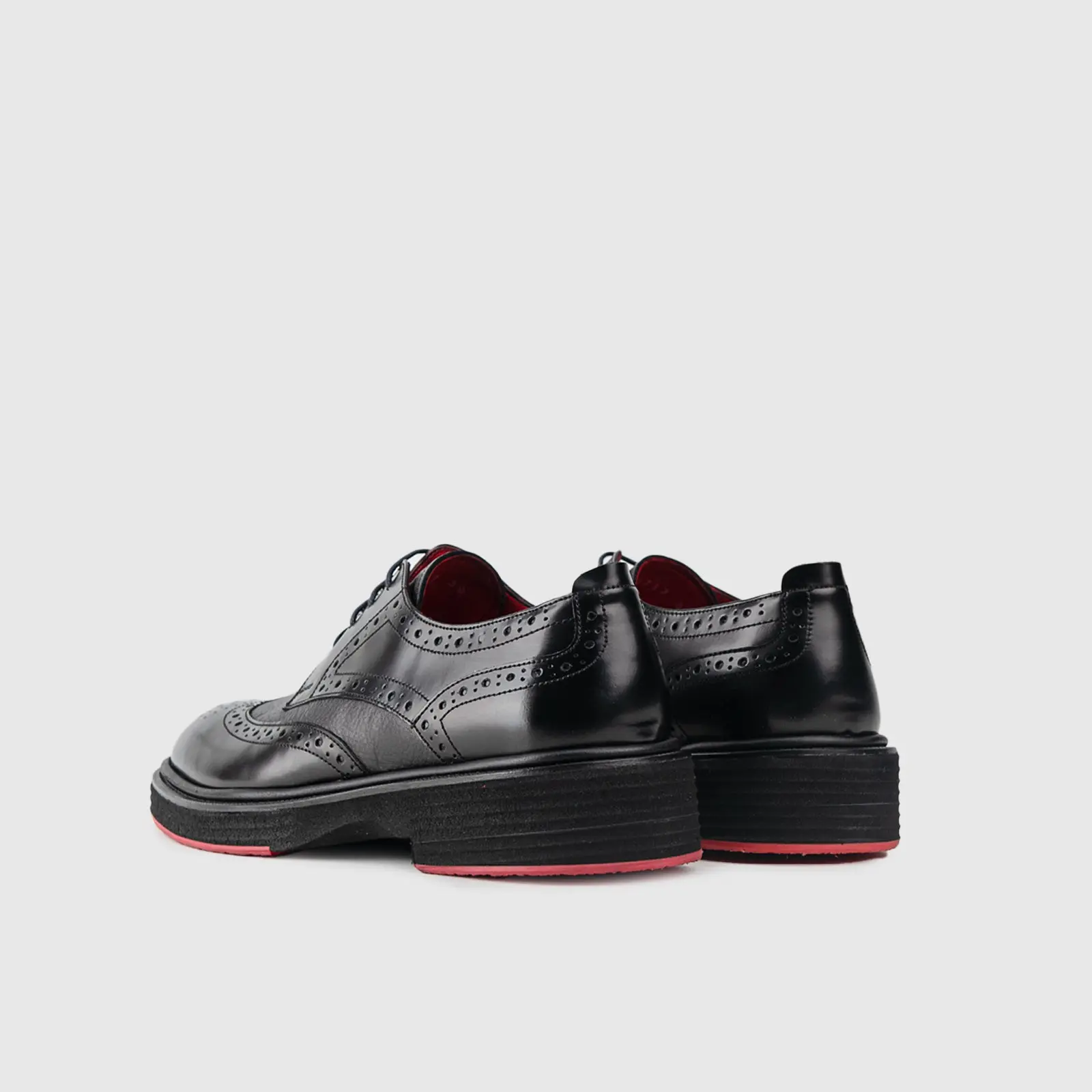 Formales Men's (UK4 TO UK12) Chunky Sole Dress Oxfords 4116 Black FC8 - Image 4
