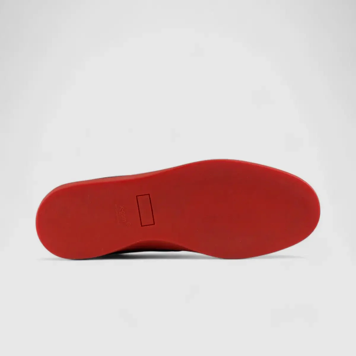Formales Lace Up Leather Sneaker Red 4346 - Image 4