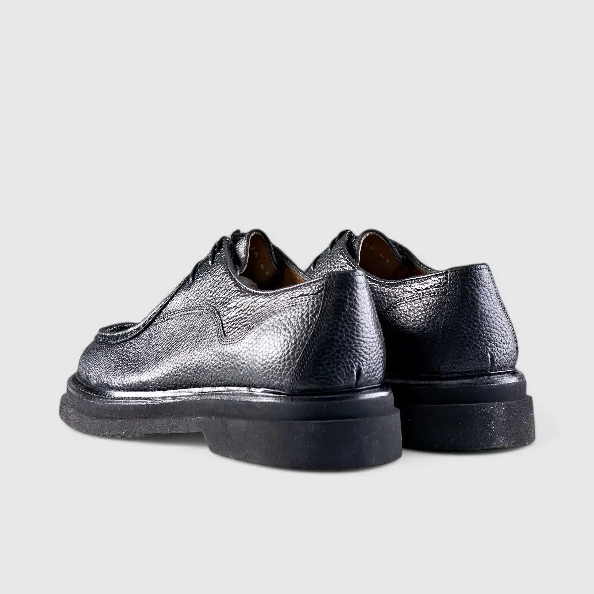 Chunky Sole Dress Oxfords Black Floater 0488 FC30 - Image 3
