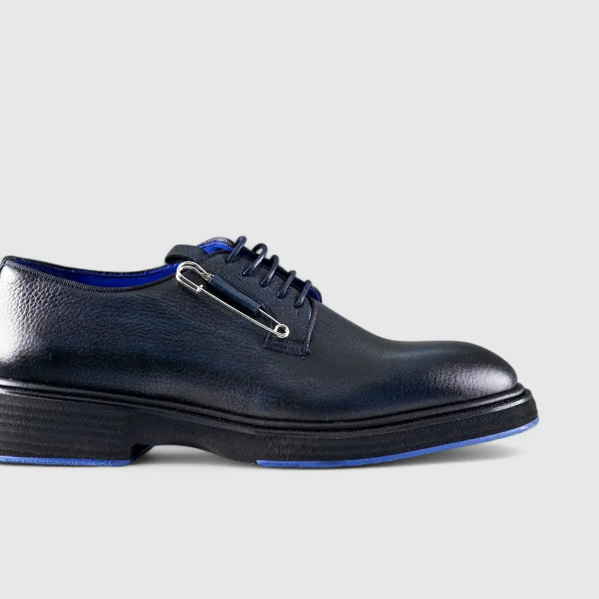 Formales Men's Chunky Sole Dress Oxfords Navy Floater 0218 FC31 - Image 5