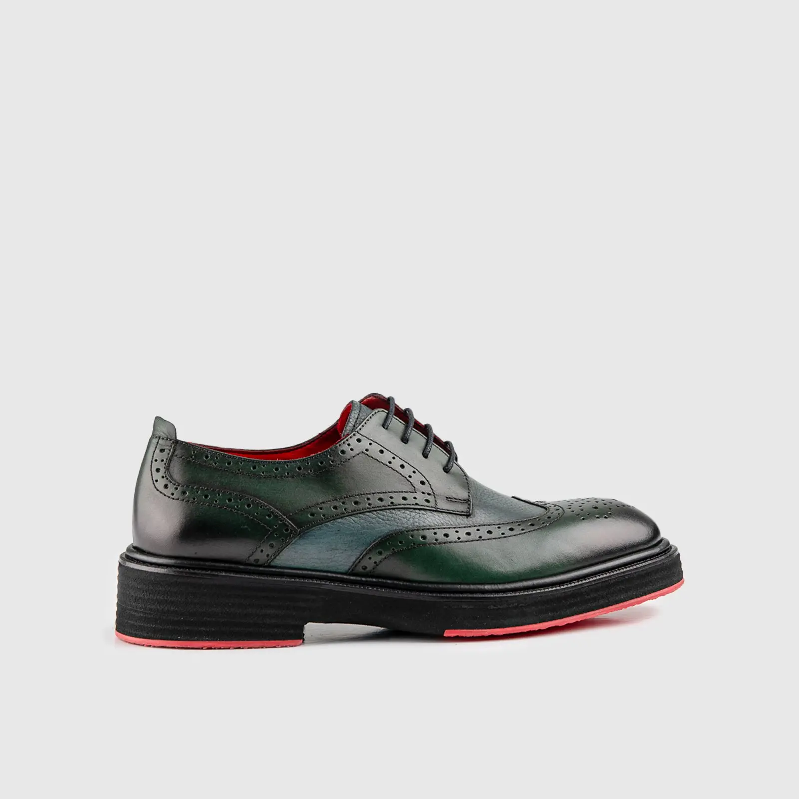 Formales Men's (UK4 TO UK12) Chunky Sole Dress Oxfords Olive 4116 FC10