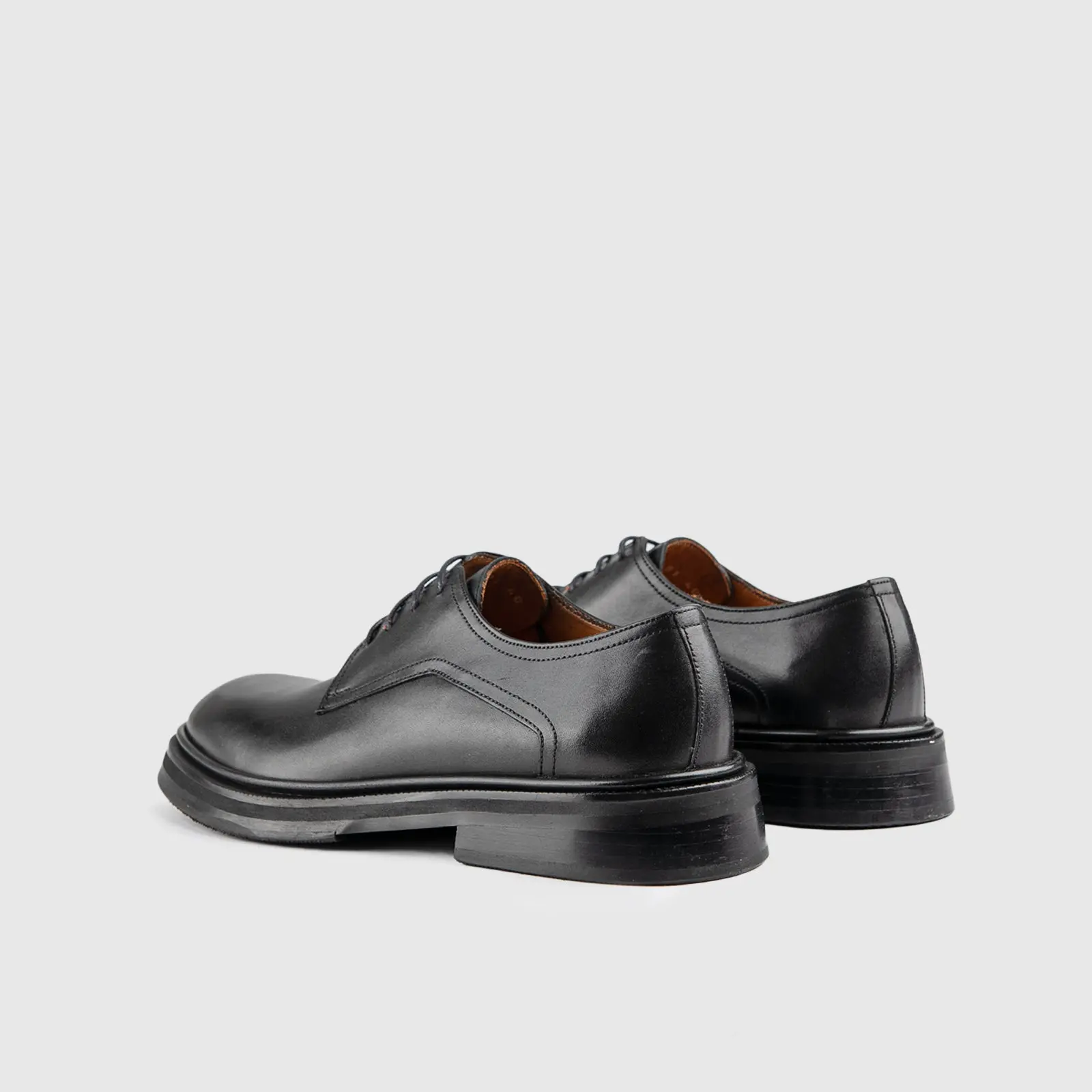 Chunky Sole Oxfords Black 0487 FC5 - Image 3