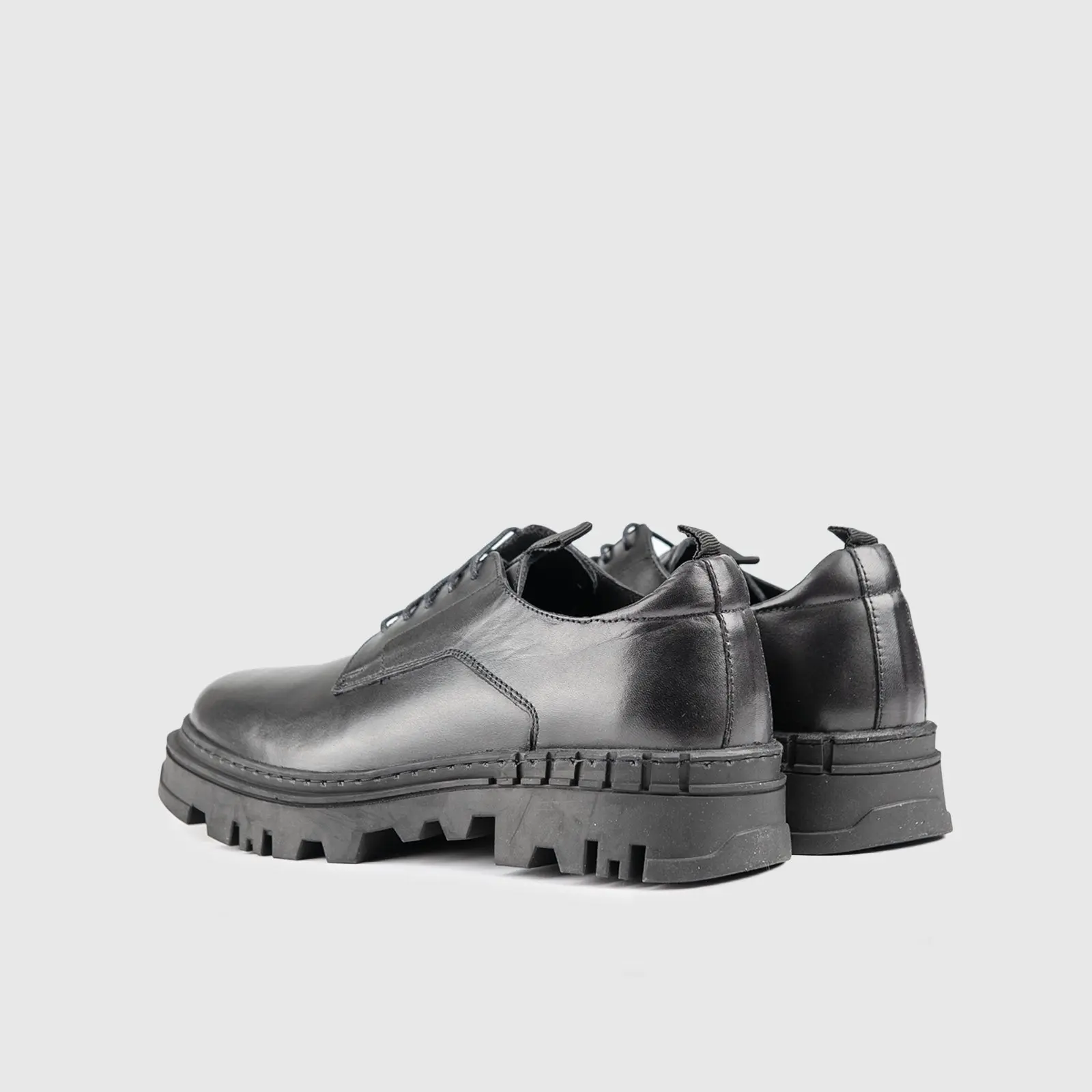 Chunky Sole Oxfords Black 4807 - Image 3