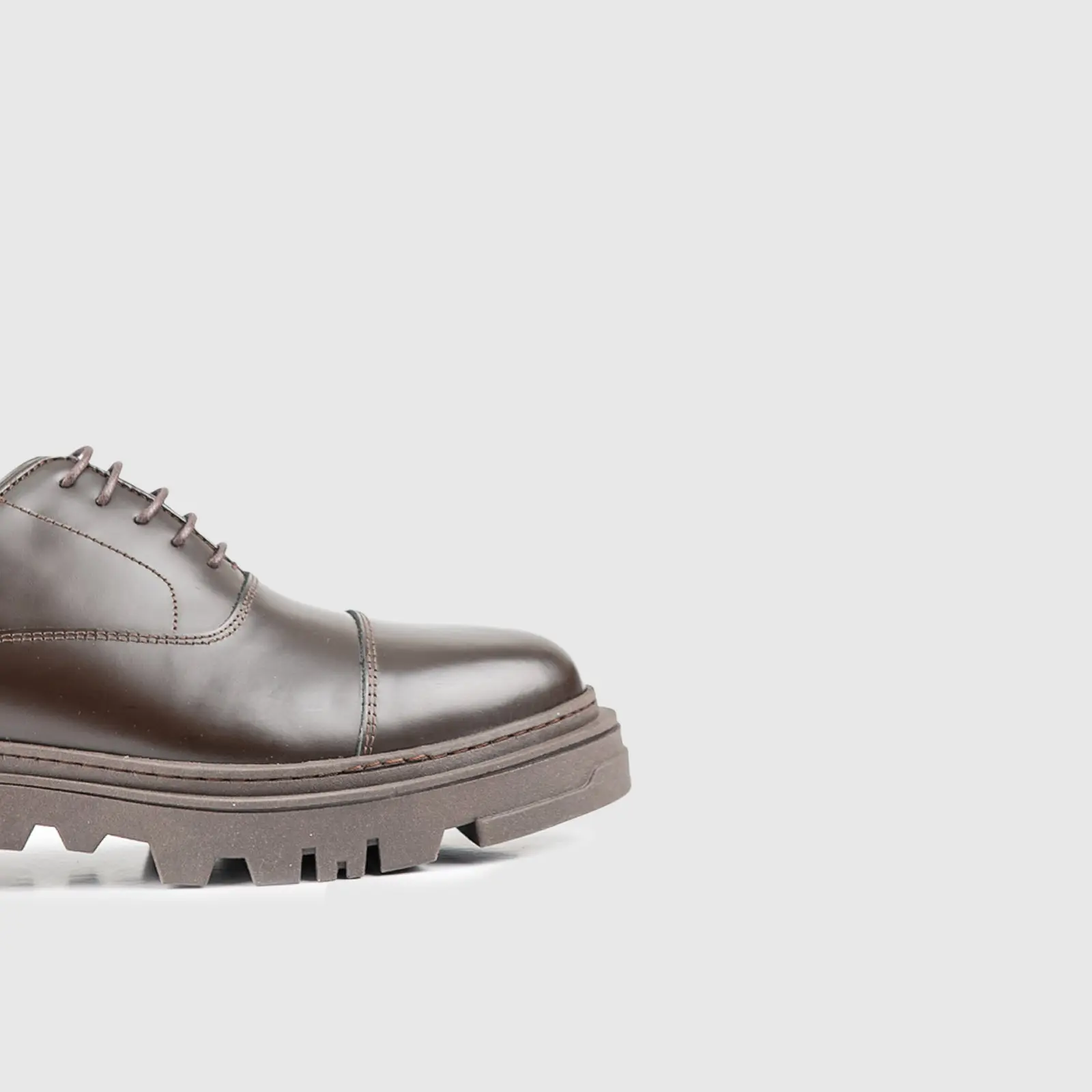 Chunky Sole Oxfords Brown 3308 - Image 5