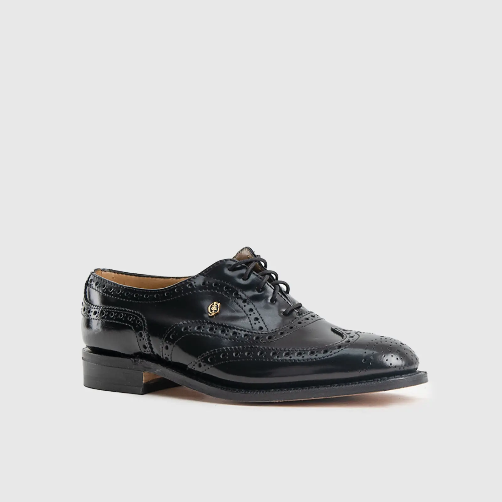 Crockett and Jones Men's Brogue Bryson Cobbler 62.C12341F Black Leather CJ4 - Image 2