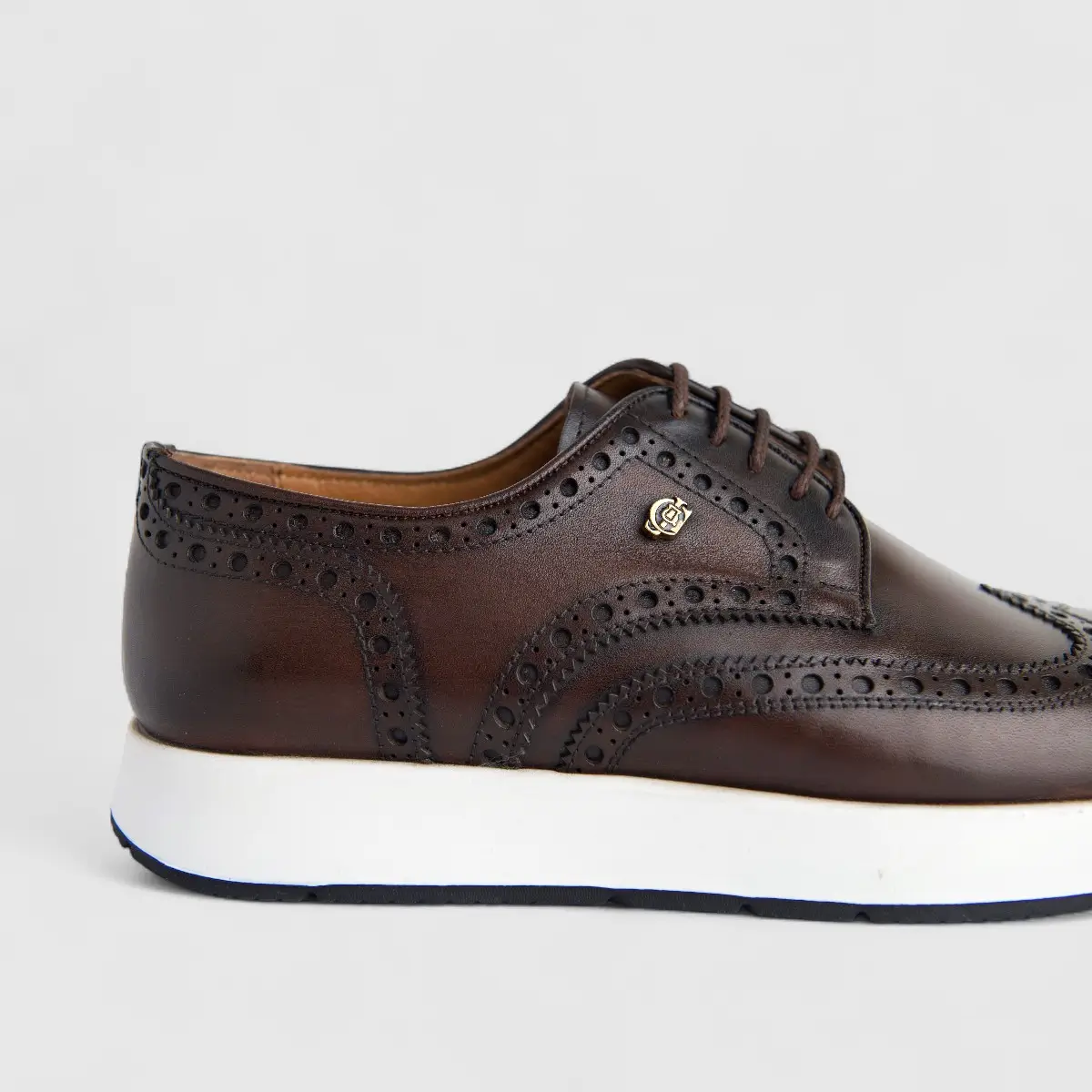 Crockett and Jones Men's Lace Up Brouge 62.CGW506B/66-64 Nico Brown CJ21 - Image 5