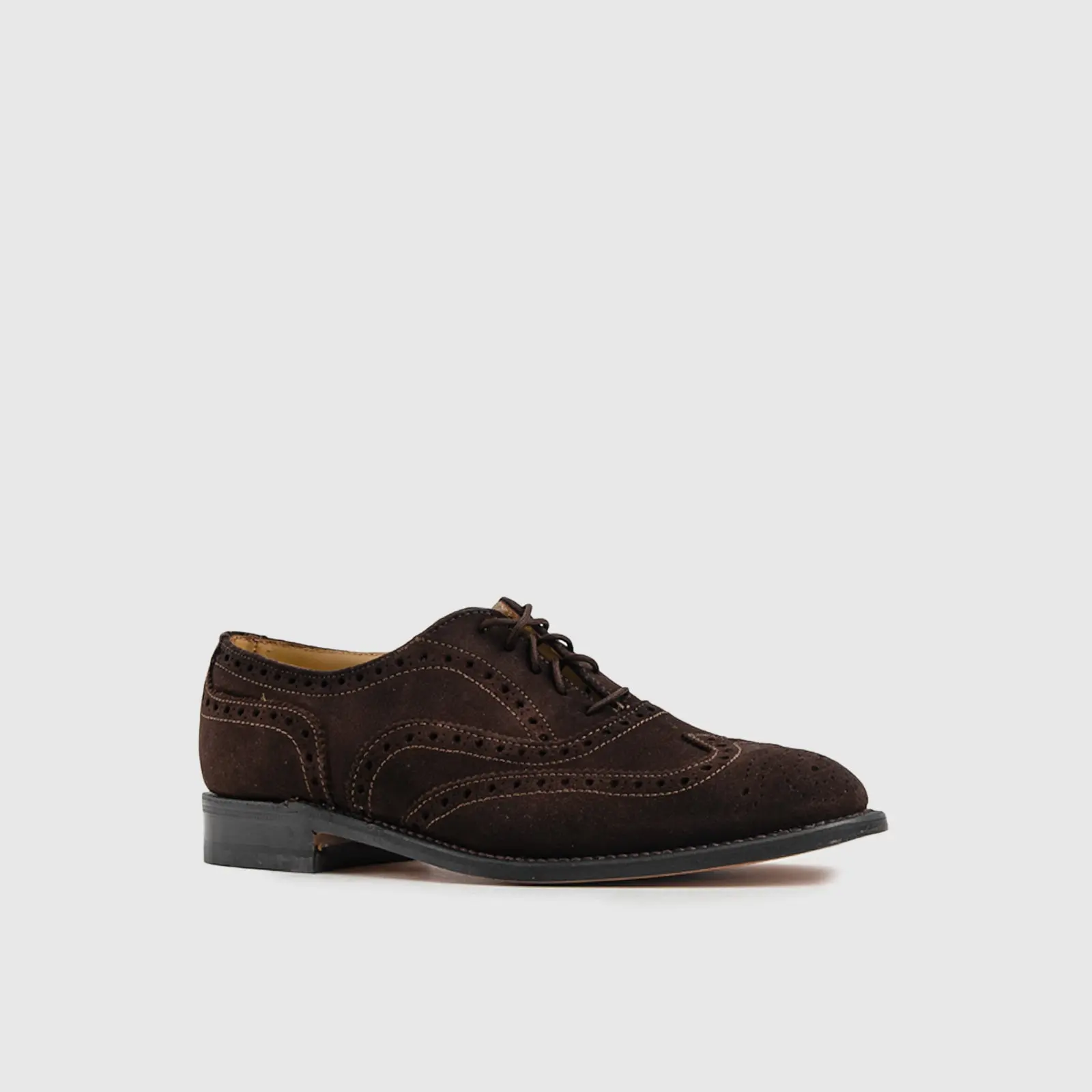 Crockett and Jones Men's Brogue Bryson  62.C12341C Brown Suede CJ2 - Image 2