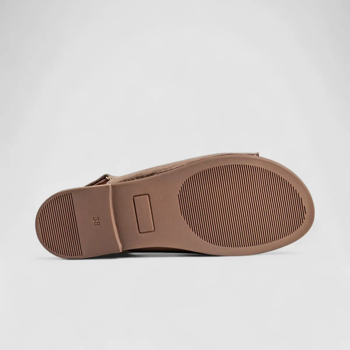 Dimato Ladies Leather Comfort Sandal 080.24496 Gold DS218 - Image 4