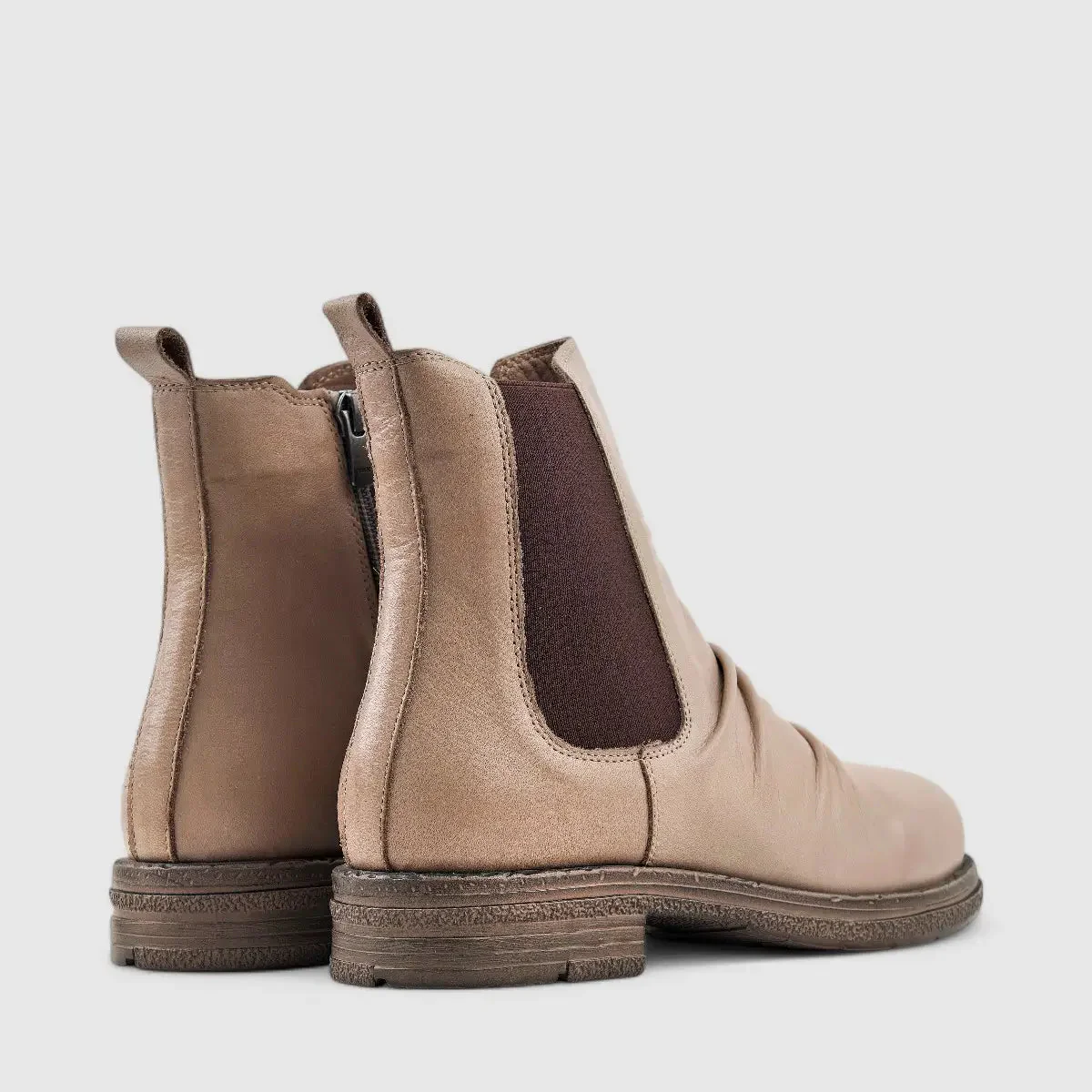 Dimato Leather Boot Beige 002.4003 - Image 3