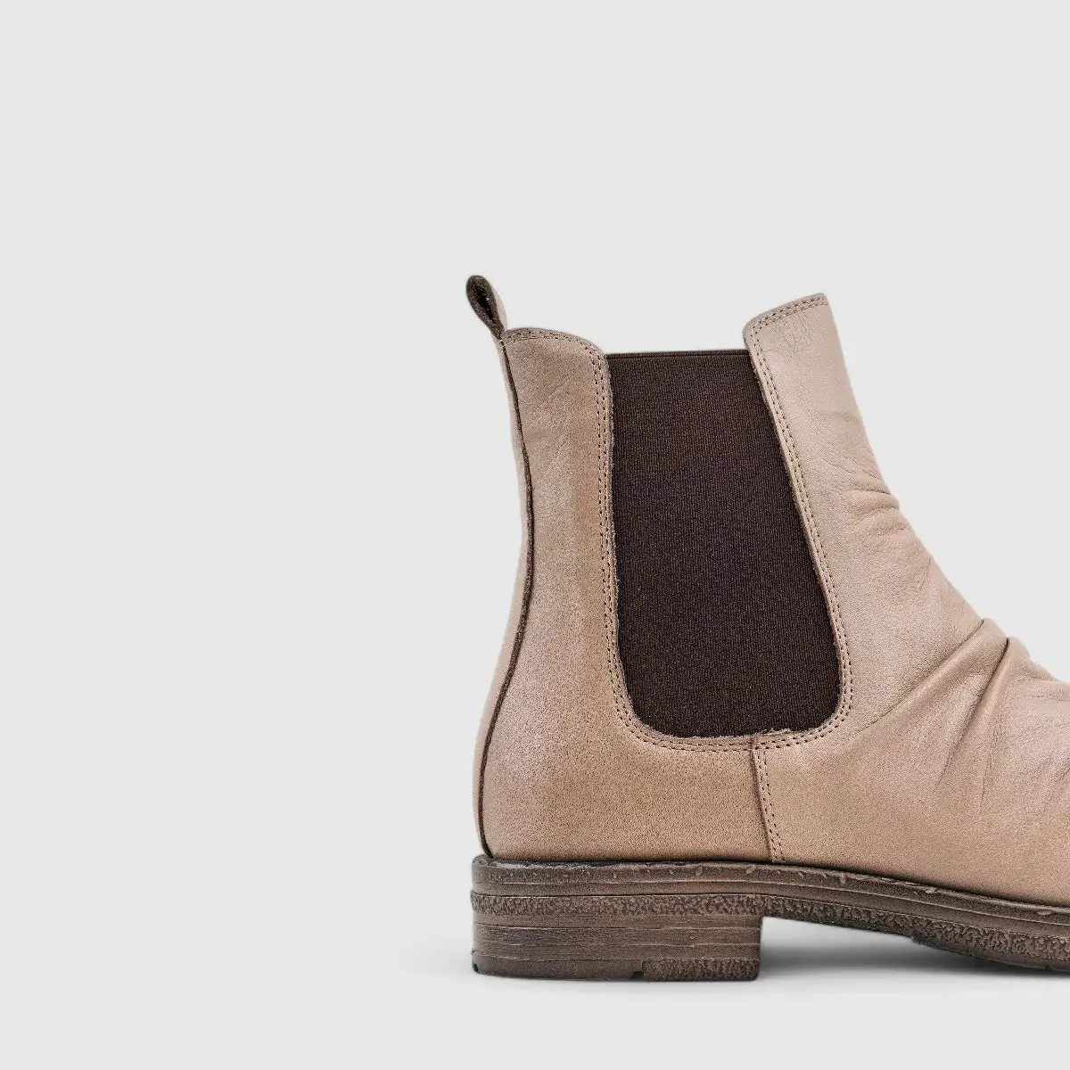 Dimato Leather Boot Beige 002.4003 - Image 5