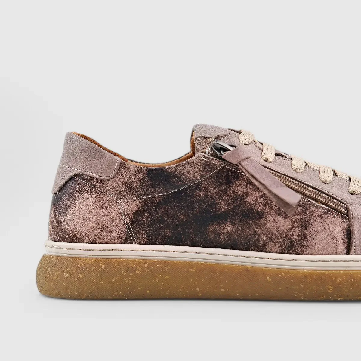 Dimato Leather Casual Sneaker Brown 003.1800 - Image 5