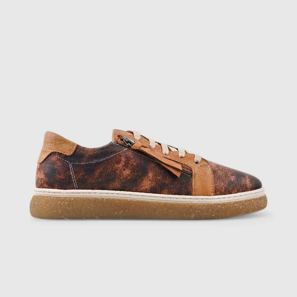Dimato Leather Casual Sneaker Tan 003.1800
