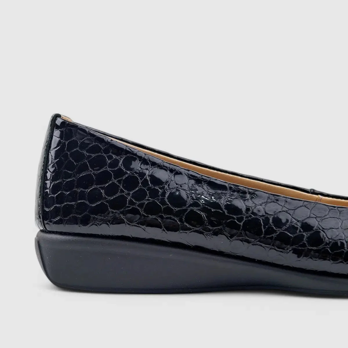 Dimato Leather Comfort Wedge Black 056.2220 - Image 5