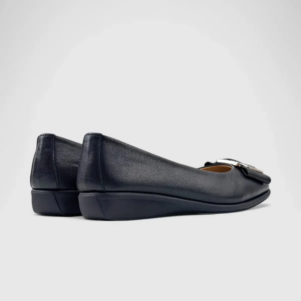 Dimato Leather Comfort Wedge Black 056.2221 - Image 3