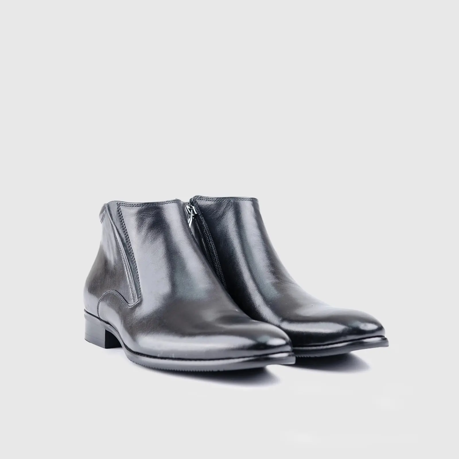 Dress Ankle Boots Black EL003 - Image 2
