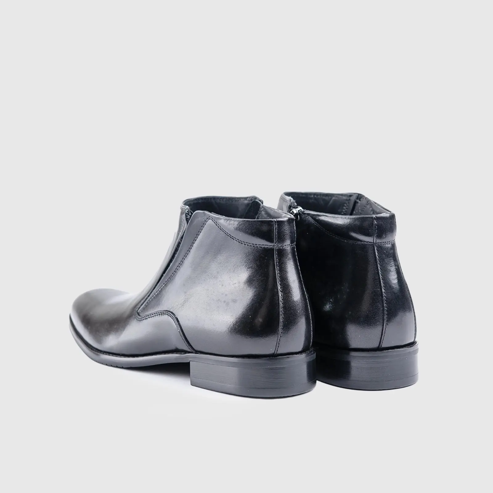 Dress Ankle Boots Black EL003 - Image 3
