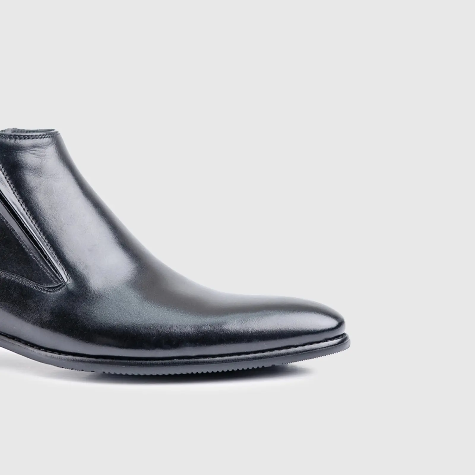 Dress Ankle Boots Black EL003 - Image 5