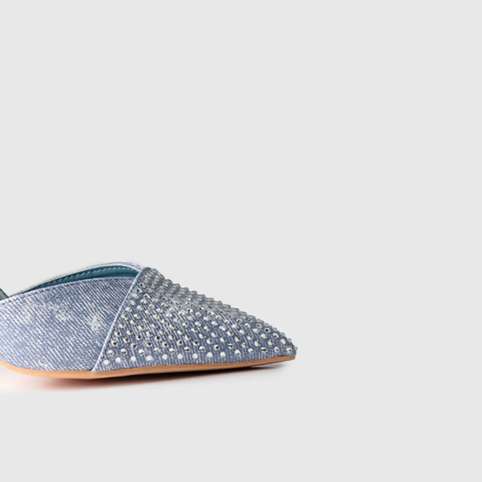 Dress Court Shoe Blue Denim 01592 - Image 4