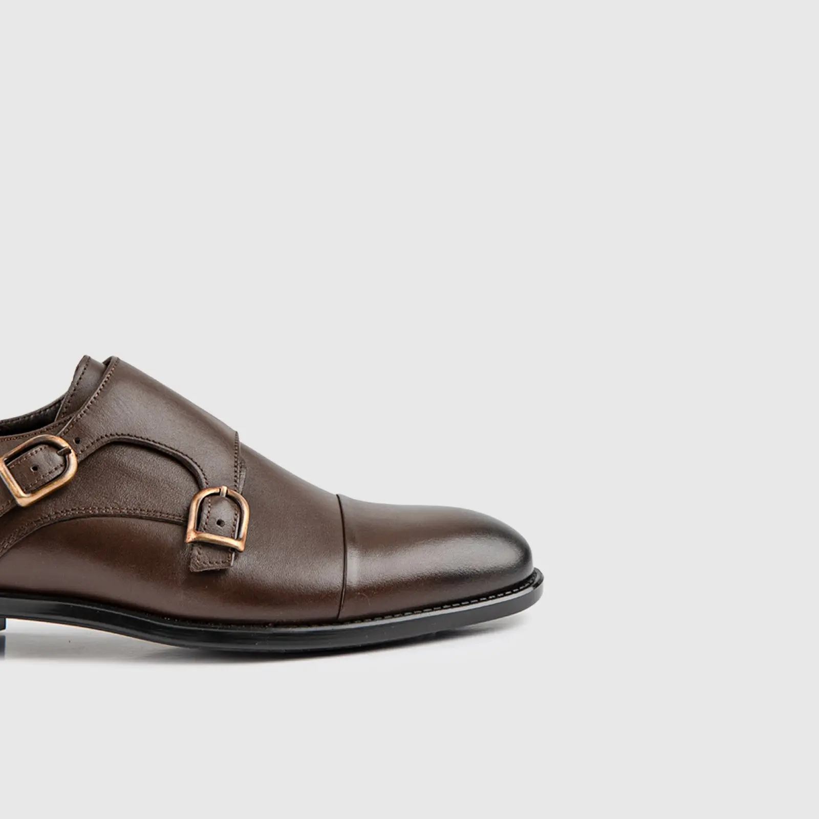 Dress Double Monk Loafers Brown 9769/2 - Image 5