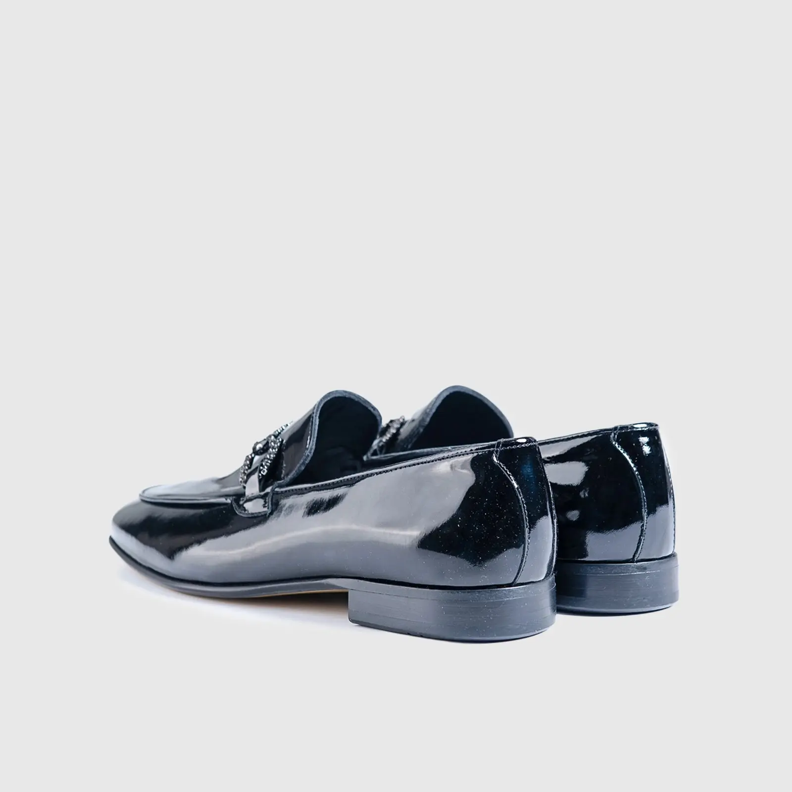 Dress Loafers 8525-1 Black Patent BC37 - Image 3