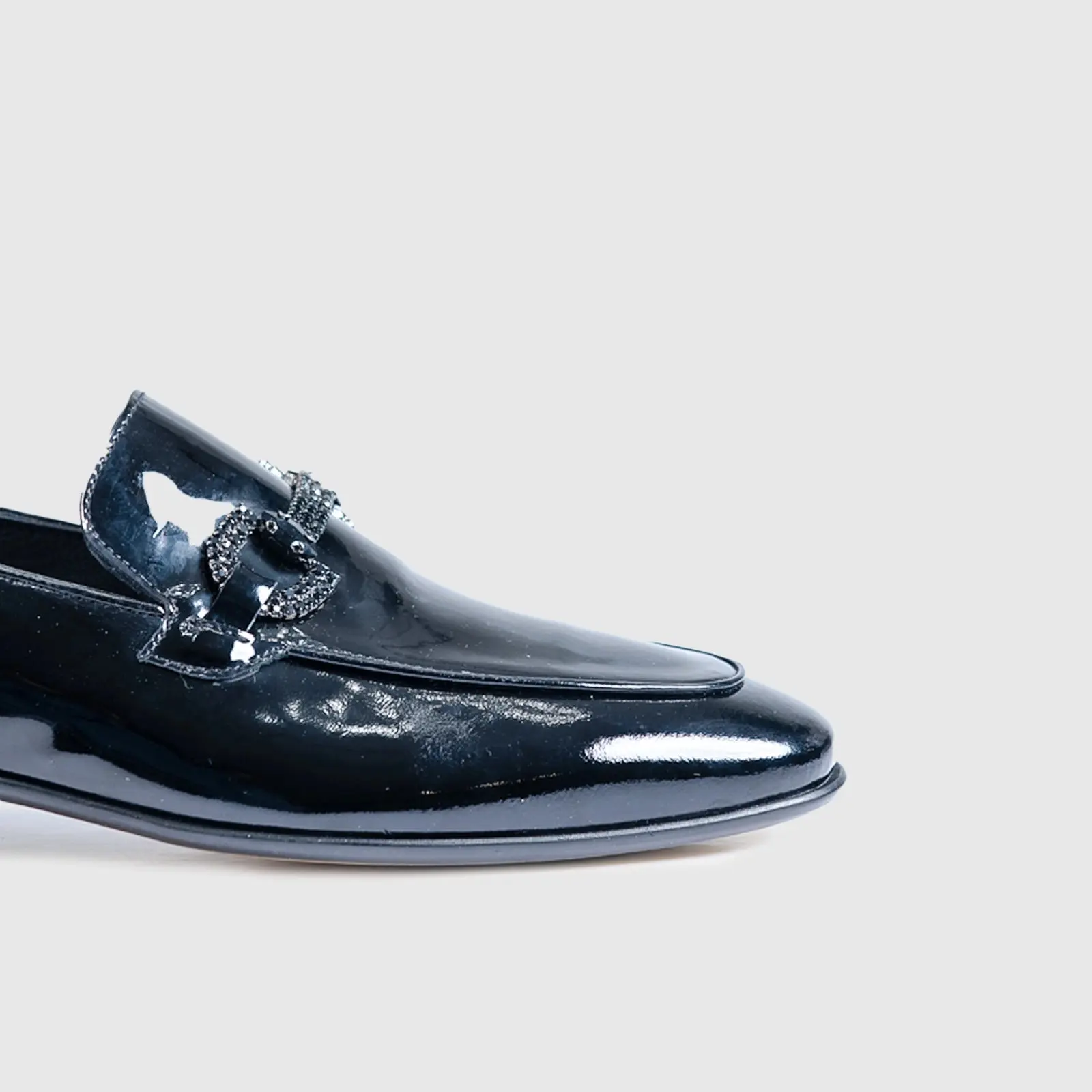 Dress Loafers 8525-1 Black Patent BC37 - Image 5