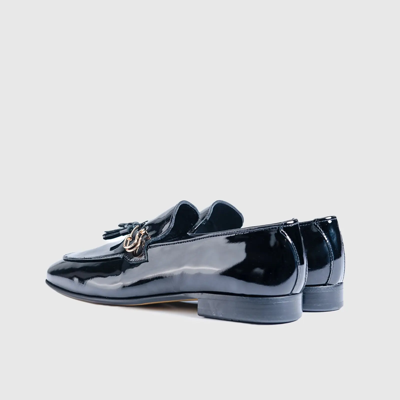 Dress Loafers 8525 Black Patent BC47 - Image 2