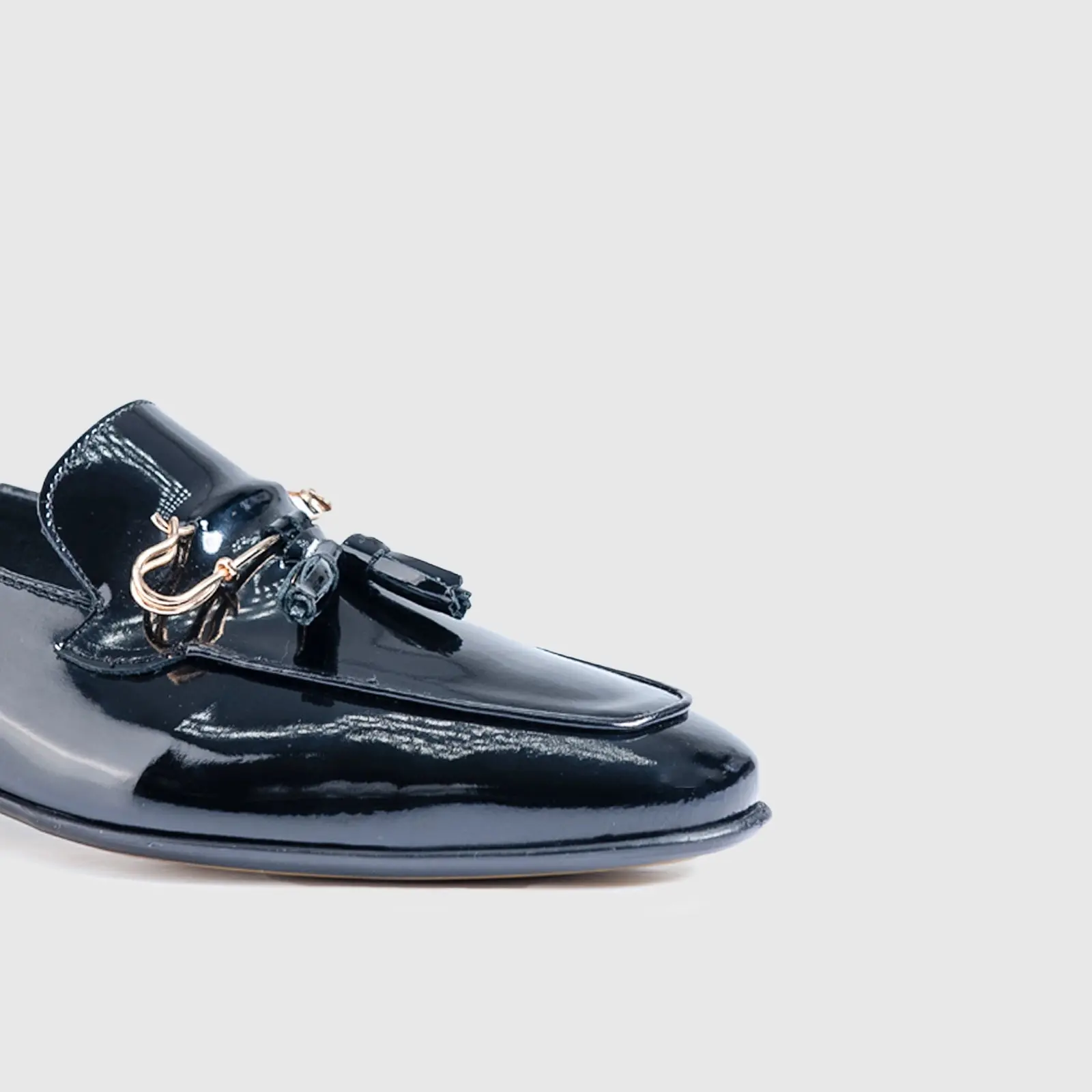 Dress Loafers 8525 Black Patent BC47 - Image 4