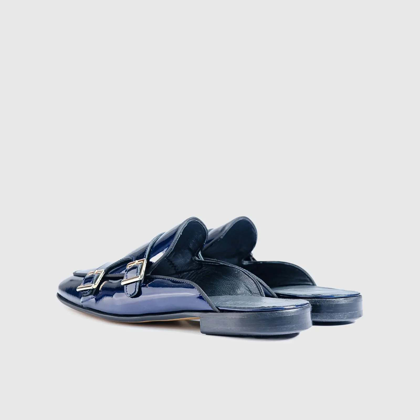 Dress Open Back Mules 464 Navy BC44 - Image 3